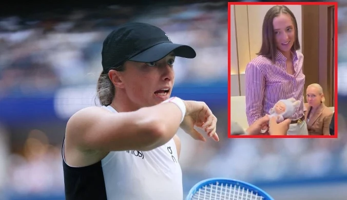 Niespodziewany prezent dla Świątek. Bezcenna reakcja, ale co się stało potem