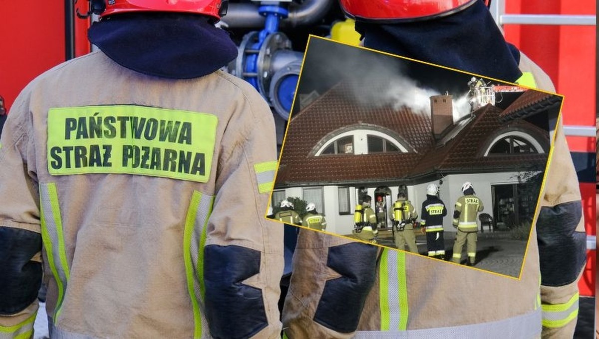 Szokujące ustalenia po pożarze w Zabierzowie Bocheńskim. Spalone ciało i kanister