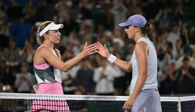 Była o dwie piłki od pokonania Świątek w Seulu. I już wypadła z gry w Pekinie