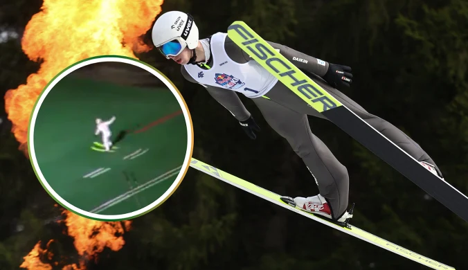 Drugie miejsce, a za chwilę taki komunikat. Polski skoczek liderem