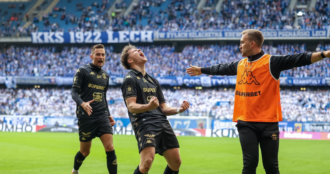 wiadomości,aktualności,Interia Gol 15 sekund po przerwie w hicie Ekstraklasy. I szybka odpowiedź. Emocje w Poznaniu