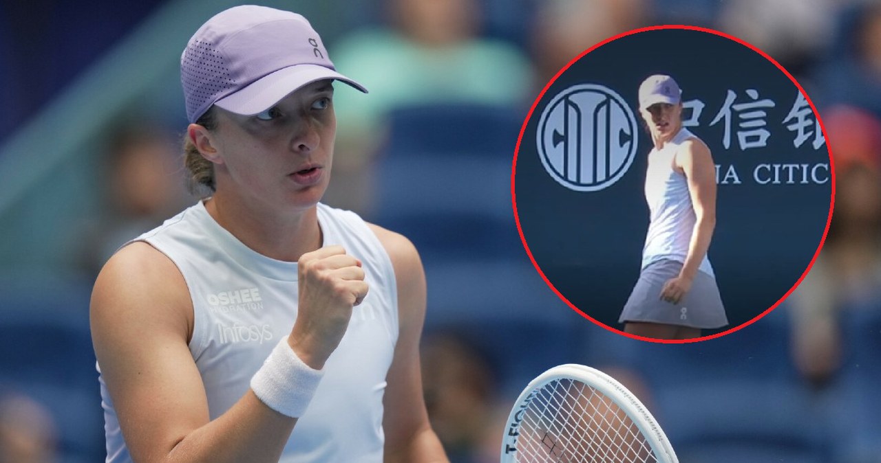 wiadomości,aktualności,Interia Świątek zaserwowała. Publiczność ryknęła śmiechem. Polka? Zdezorientowana