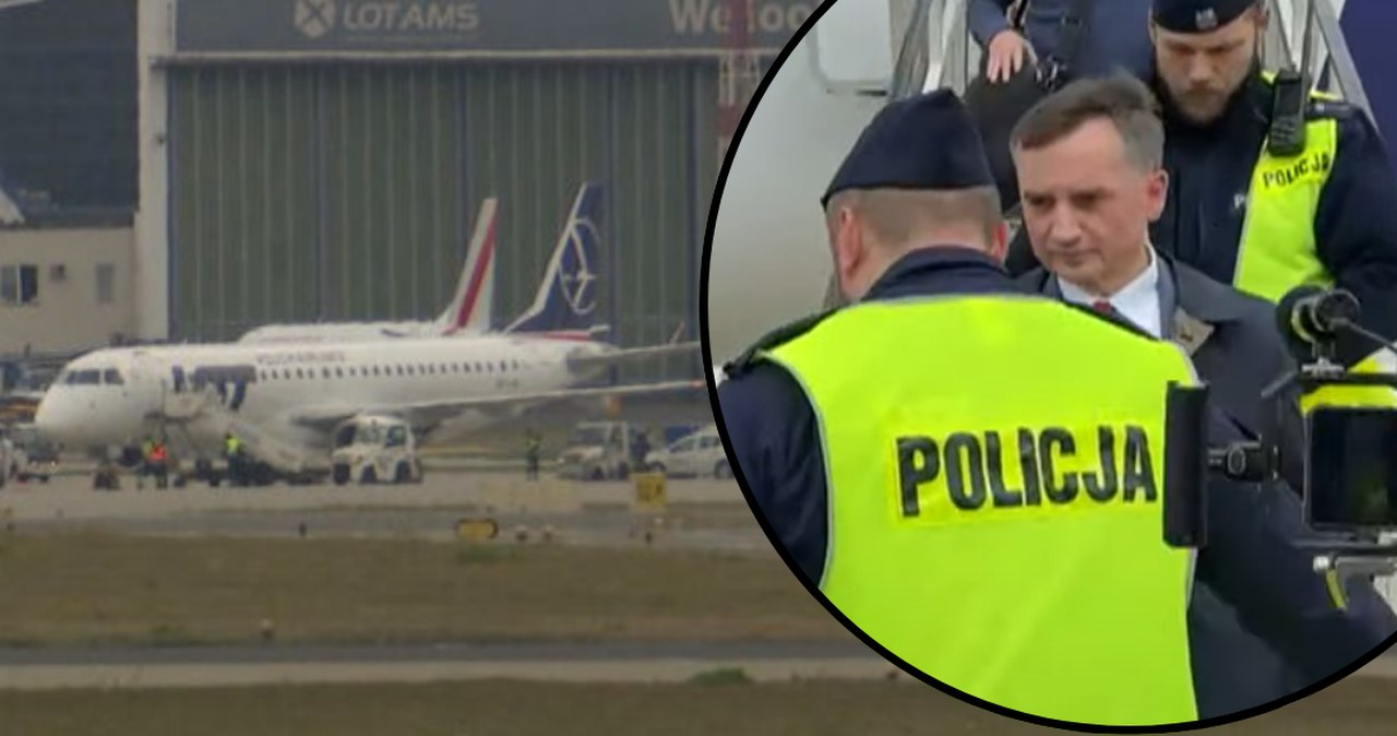 Policja czekała na lotnisku. Zbigniew Ziobro zatrzymany