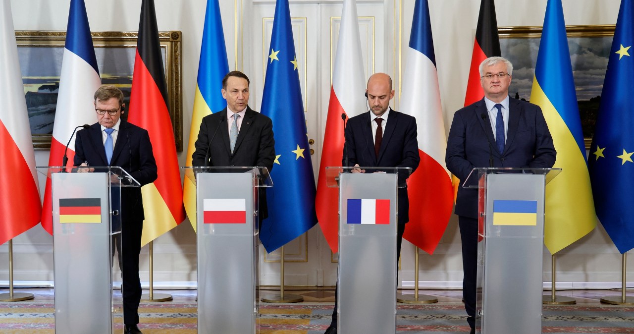 "Gospodarka Rosji w agonii". Mocne słowa po spotkaniu Trójkąta Weimarskiego