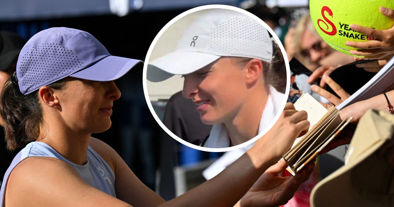 wiadomości,aktualności,Interia Chińscy kibice powitali Świątek. Nagle zwrócili się do niej po polsku