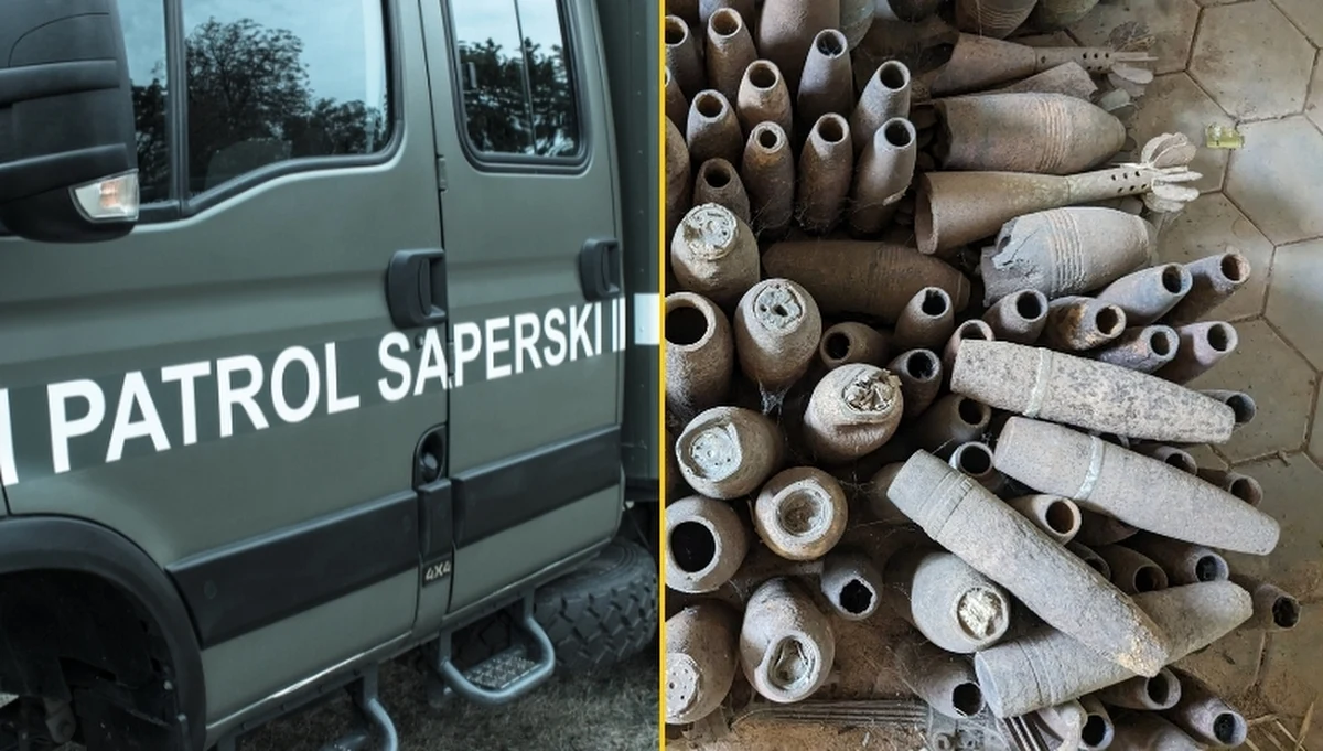 ​Saperzy zabezpieczyli i wywieźli znalezione wczoraj w Kędzierzynie-Koźlu (woj. opolskie) niewybuchy. Znajdowały się w lesie w pobliżu osiedla Azoty. Znalezisko miało pokaźne rozmiary.