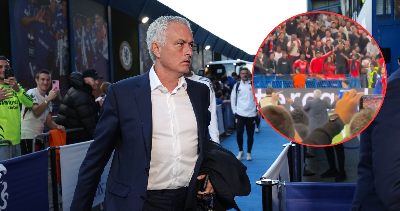 wiadomości,aktualności,Interia Skandal w hicie LM, kibice zaatakowali byłego gwiazdora. Do akcji wkroczył Mourinho