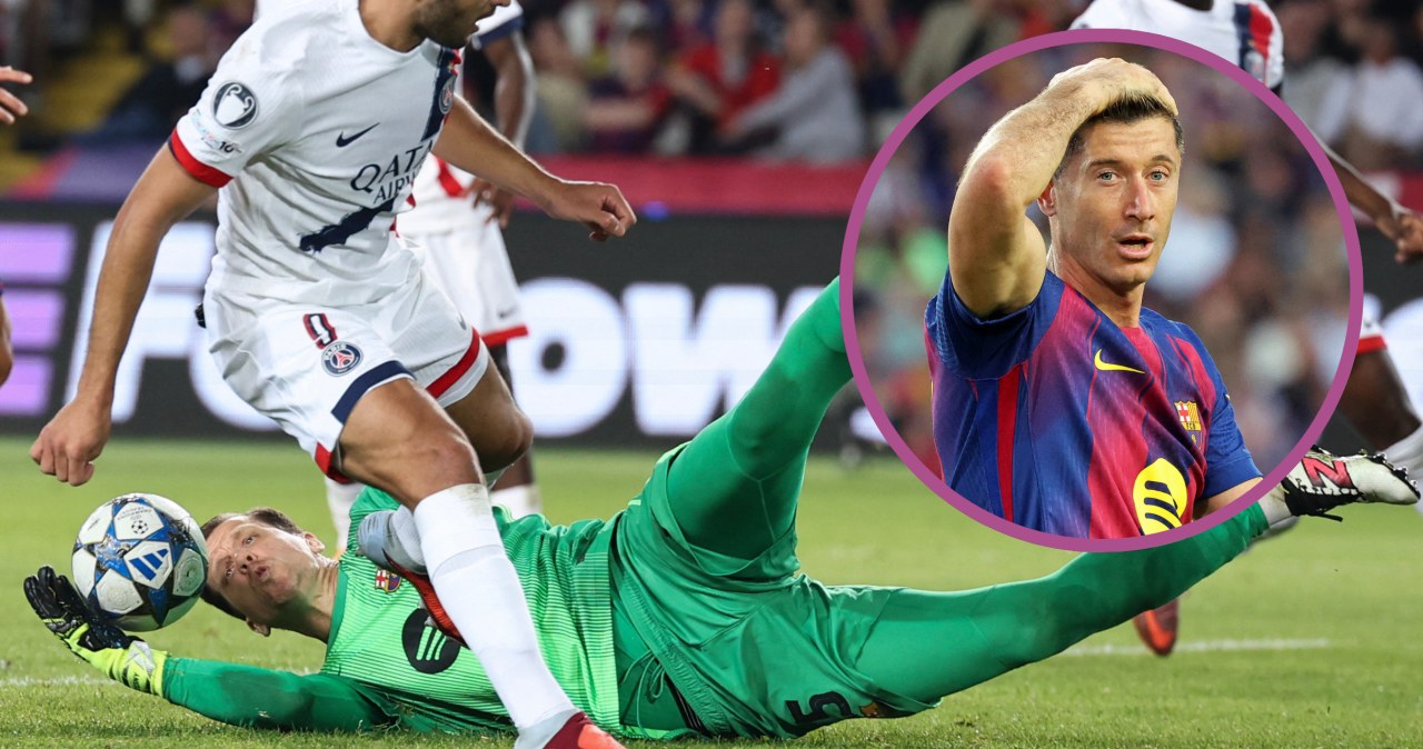 wiadomości,aktualności,Interia Lewandowski i Szczęsny nie mogli nic zrobić. Tak Hiszpanie ocenili grę Polaków z PSG