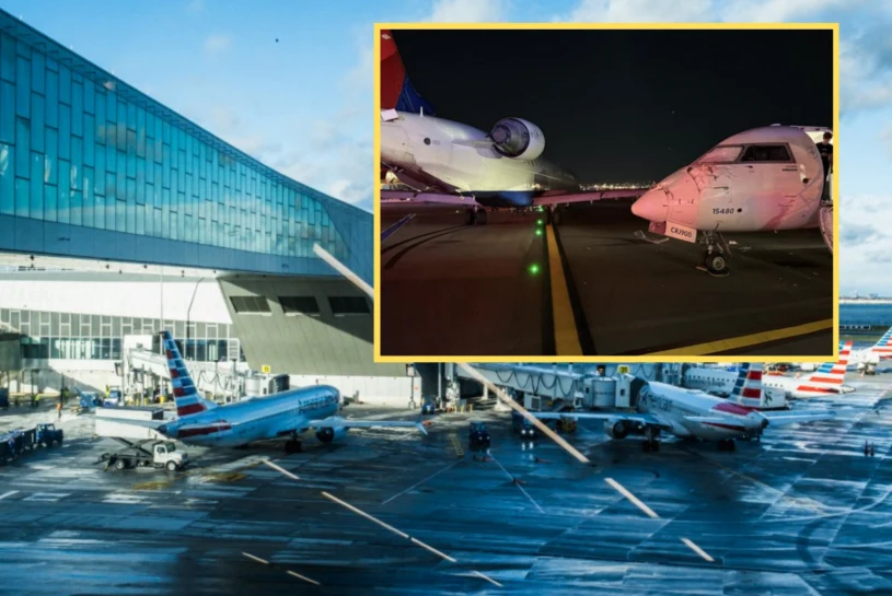 Akcja służb na lotnisku. W Nowym Jorku zderzyły się samoloty