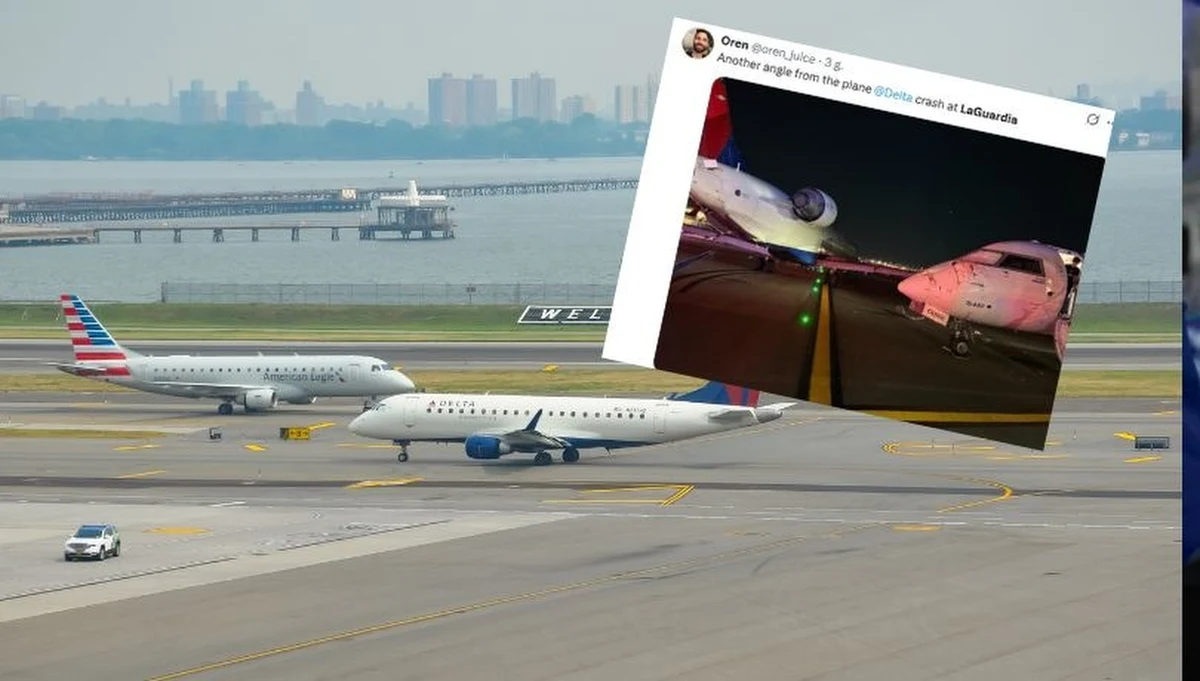 Chwile grozy na nowojorskim lotnisku LaGuardia. Podczas kołowania zderzyły się tam dwa samoloty linii Delta. Niegroźnie ranna została jedna osoba.  