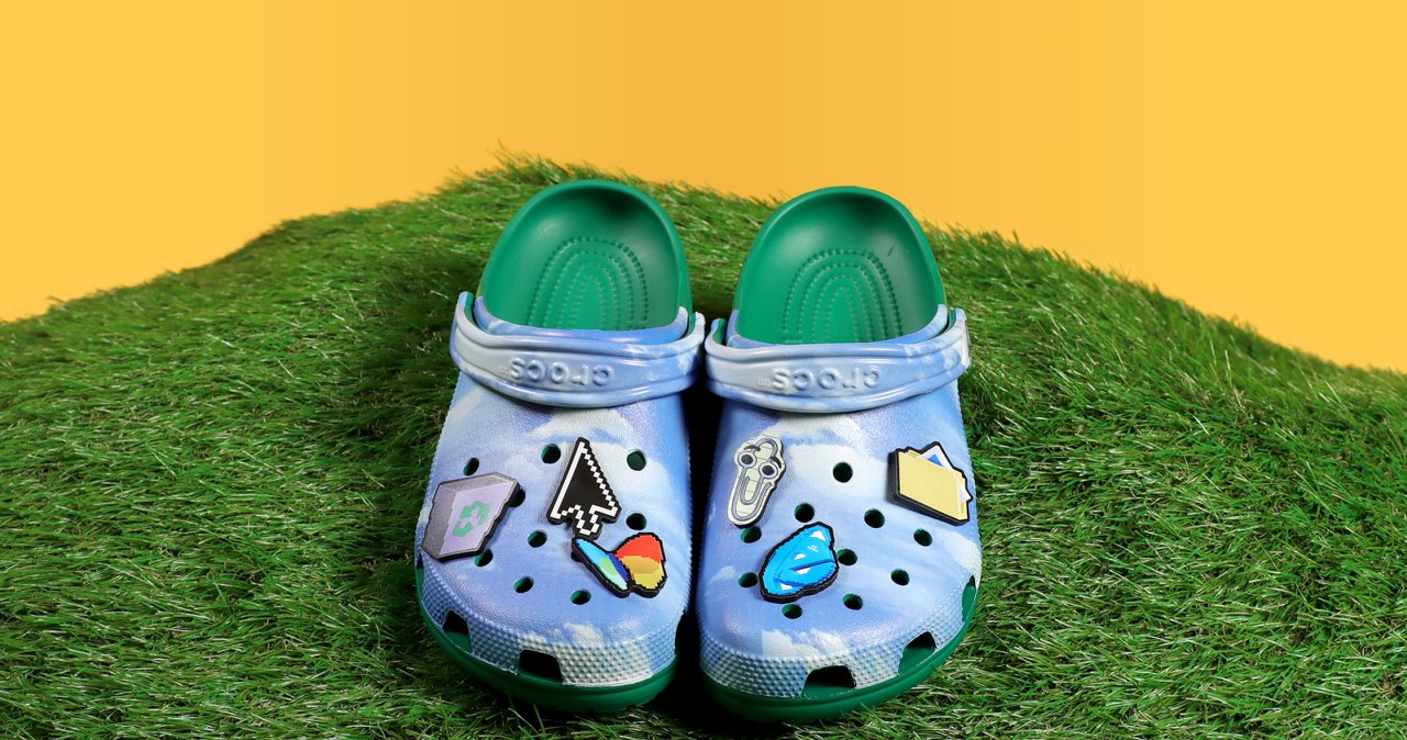 To nie był żart. Microsoft naprawdę stworzył crocsy z motywem Windows XP