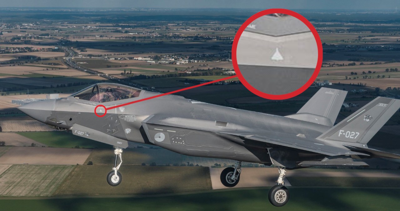 Pierwsze takie oznaczenie F-35. To pamiątka z Polski
