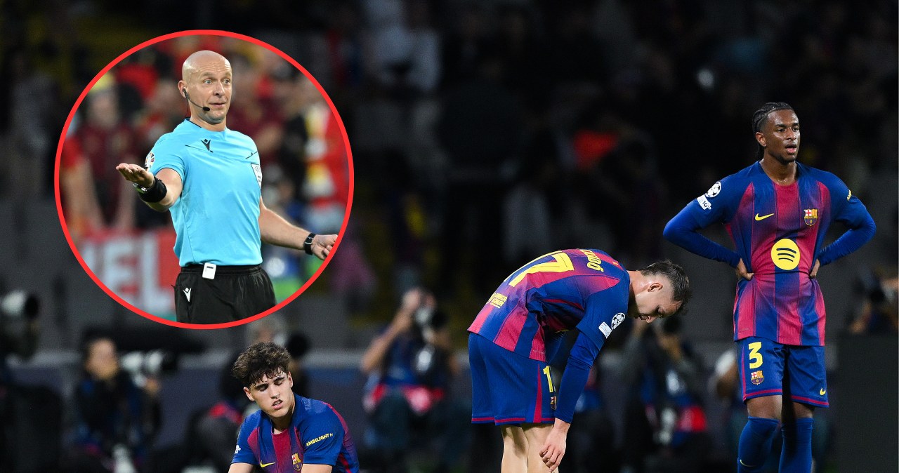 wiadomości,aktualności,Interia Kuriozalna wpadka po porażce Barcelony. Hiszpanie zaatakowali Marciniaka