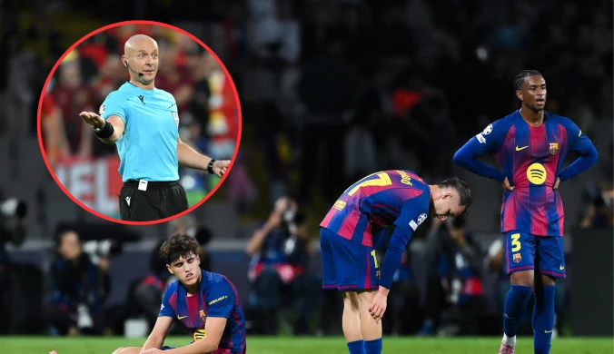 Kuriozalna wpadka po porażce Barcelony. Hiszpanie zaatakowali Marciniaka