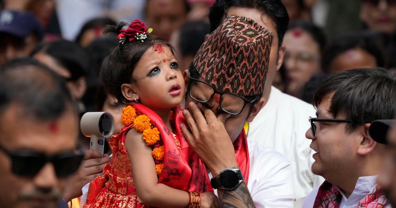 Nepal wybrał swoją boginię. Nową Kumari została dwulatka