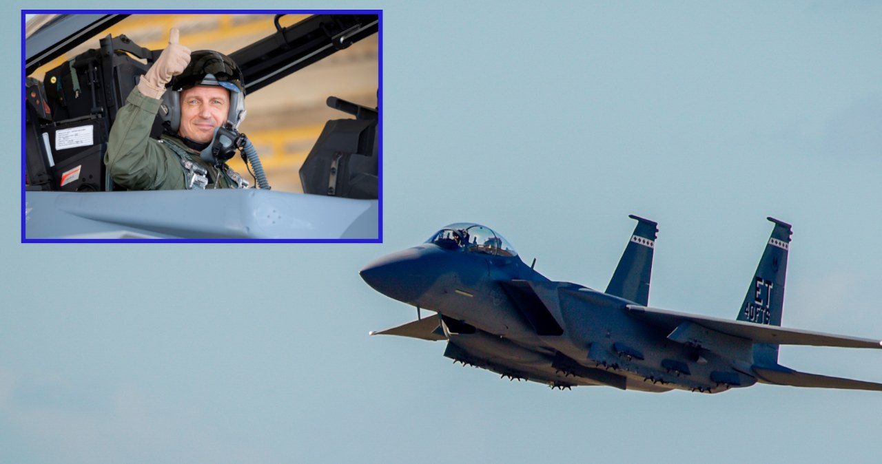 F-15EX dla Polski. Topowy polski pilot odbył lot w myśliwcu