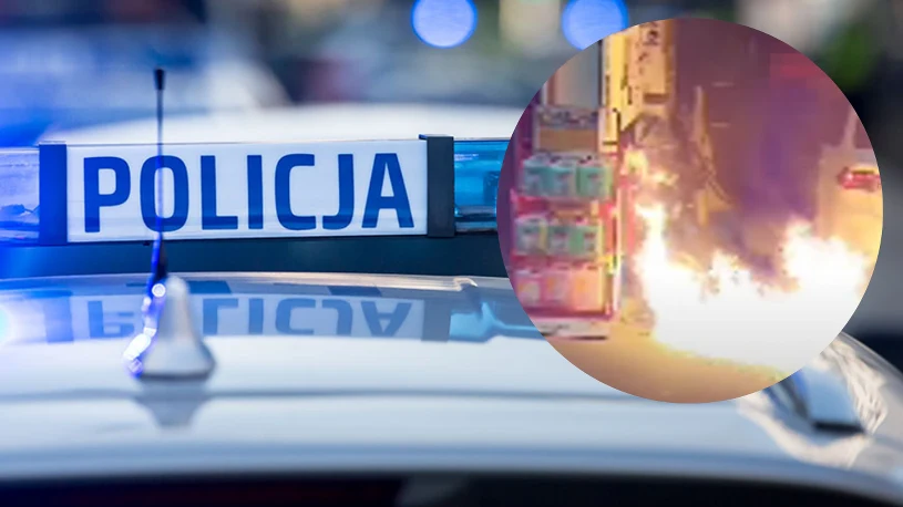 Rozlał i podpalił benzynę na stacji paliw. Groźny incydent we Wrocławiu