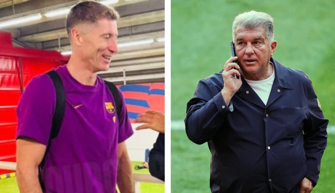 Lewy "przyłapany" u rywala, nagle wkroczył Laporta. Hiszpanie już wiedzą