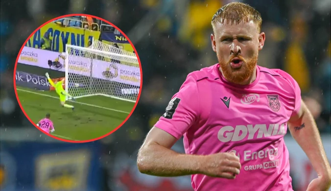 Cudowny gol Niemca w Ekstraklasie. Koniec serii, deszcz mu niestraszny