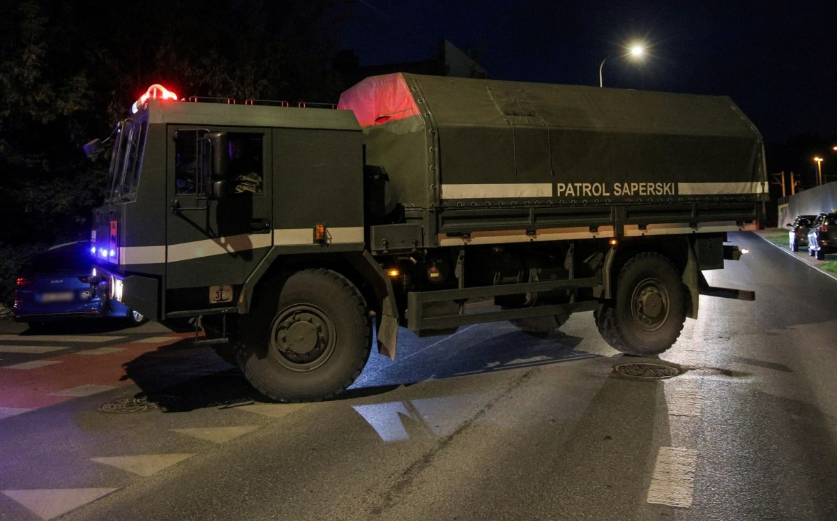 Nocny komunikat Żandarmerii Wojskowej. Znaleziono obiekt