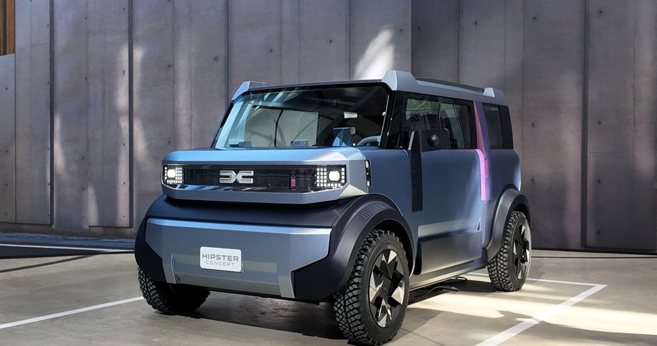 Dacia Hipster Concept to rumuńskie Topolino. Elektryk dla każdego mniejszy od Springa wiadomości,aktualności,Interia Dacia Hipster Concept to rumuńskie Topolino. Elektryk dla każdego mniejszy od Springa