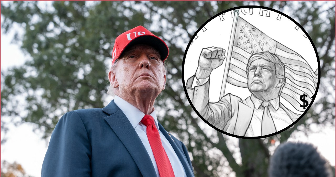 Moneta z wizerunkiem Trumpa. Są pierwsze szkice, projekt budzi kontrowersje