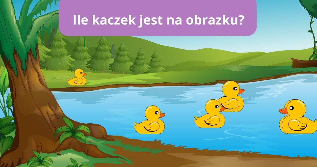Tylko 1 na 10 osób udziela poprawnej odpowiedzi. Ile widzisz kaczek?