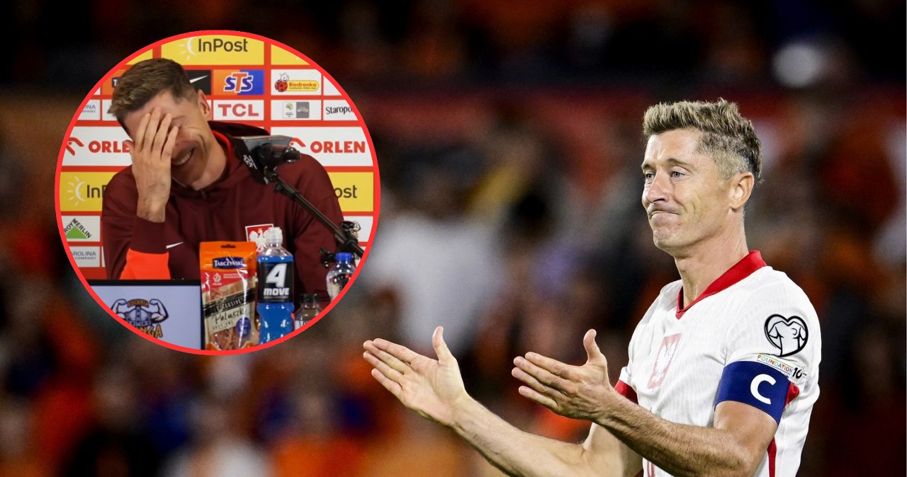 wiadomości,aktualności,Interia Ekspresowa konferencja przed meczem reprezentacji. To pytanie rozbawiło Lewandowskiego do łez