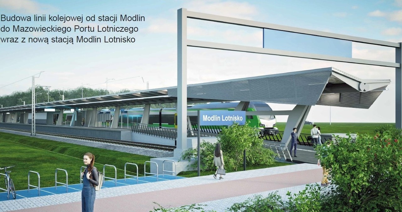 Pociągiem prosto na lotnisko Warszawa-Modlin. Koniec przesiadek i tłoku
