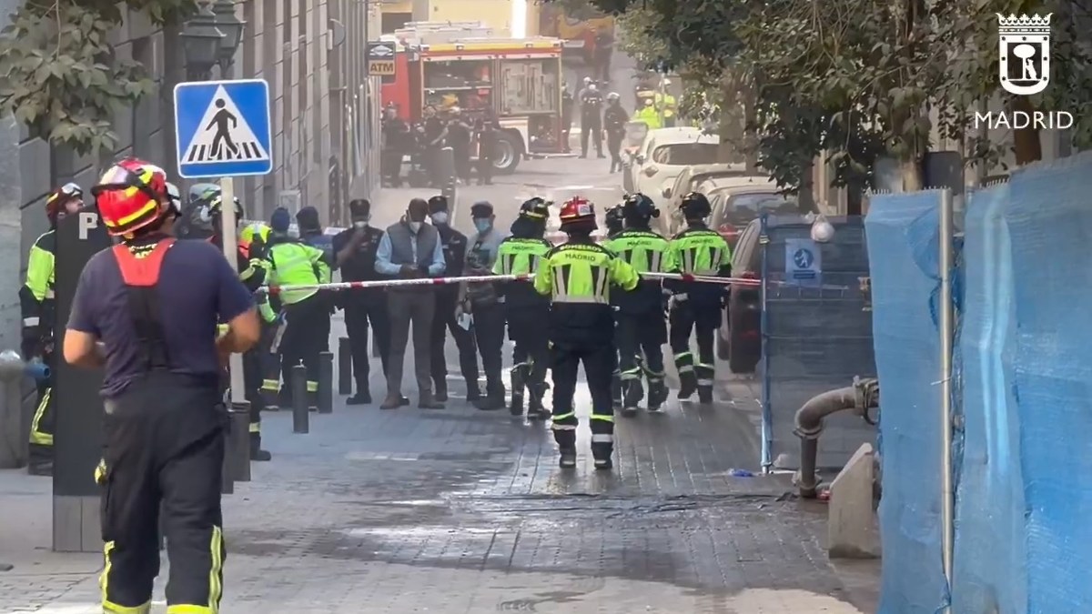 Katastrofa budowlana w centrum Madrytu. Strażacy szukają ludzi pod gruzami