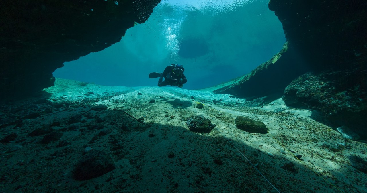 W systemie podwodnych jaskiń naukowcy odkryli coś dziwnego
