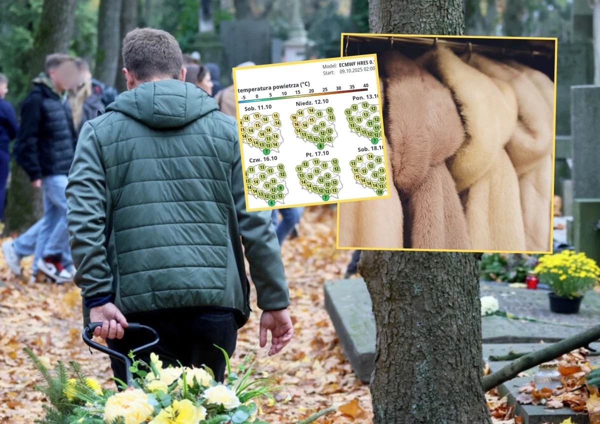 Po ciepłej, choć kapryśnej pierwszej połowie października, nad Polskę nadciąga wyraźna zmiana pogody. Synoptycy zapowiadają, że po weekendzie z północy spłynie chłodna masa powietrza, przynosząc kilkudniowe ochłodzenie, przymrozki i przelotne opady. Jaka pogoda szykuje się na Wszystkich Świętych? Długoterminowe prognozy nie napawają optymizmem.