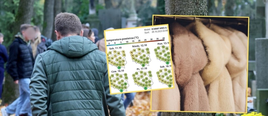 Po ciepłej, choć kapryśnej pierwszej połowie października, nad Polskę nadciąga wyraźna zmiana pogody. Synoptycy zapowiadają, że po weekendzie z północy spłynie chłodna masa powietrza, przynosząc kilkudniowe ochłodzenie, przymrozki i przelotne opady. Jaka pogoda szykuje się na Wszystkich Świętych? Długoterminowe prognozy nie napawają optymizmem.