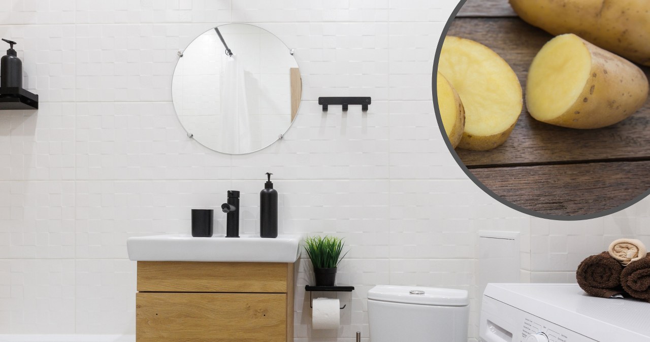 Na noc zostaw w łazience surowego ziemniaka. Efekt cię zaskoczy