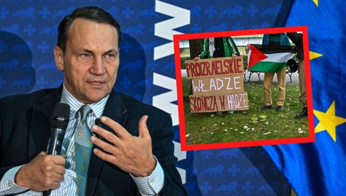 Spotkanie szefa MSZ zakłócone. "Wypraszam sobie"