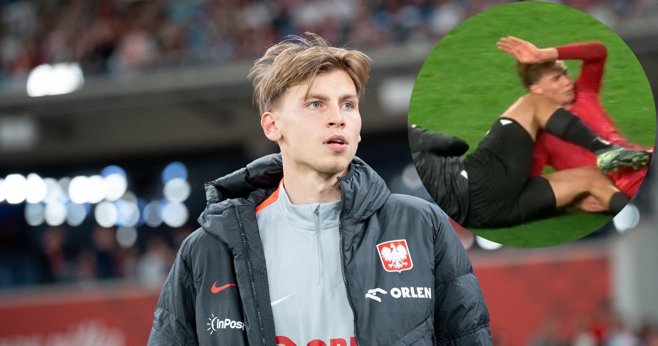 wiadomości,aktualności,Interia Okropna scena podczas meczu reprezentacji. Polak niemal znokautowany