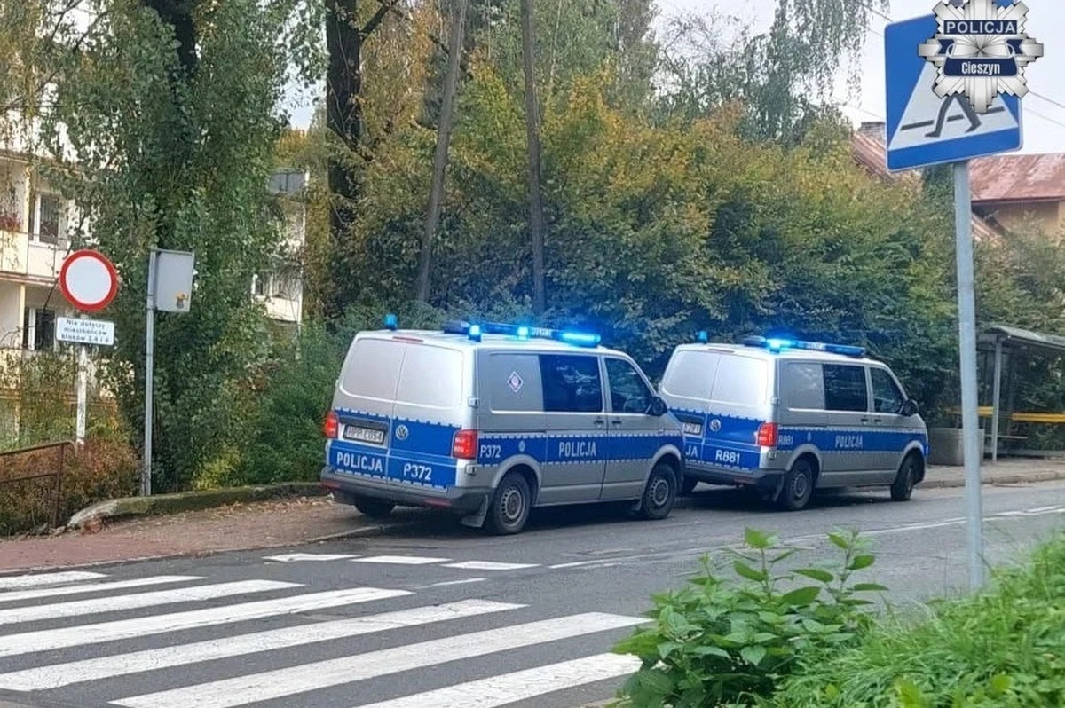 Tragiczne zdarzenie w Cieszynie (Śląskie). Nie żyje mężczyzna potrącony przez cofający samochód na parkingu przy ulicy Hallera.