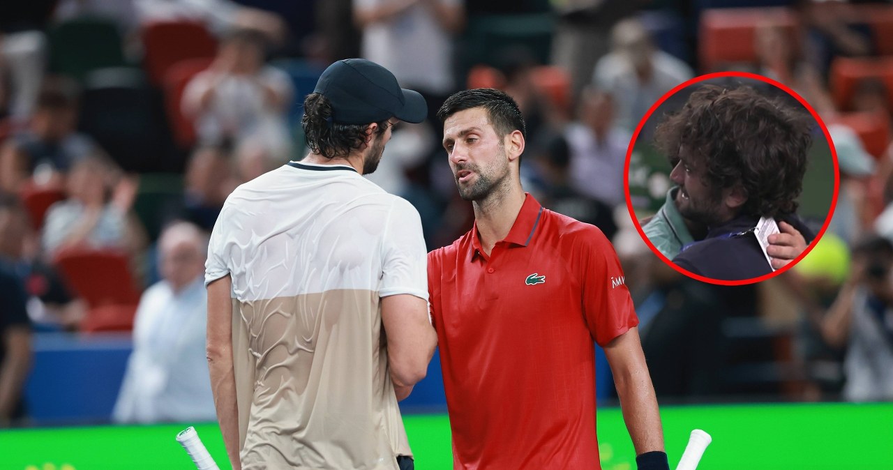 wiadomości,aktualności,Interia Niewiarygodne sceny w Chinach. Djoković i Miedwiediew na kolanach. Rodzinny finał stał się faktem