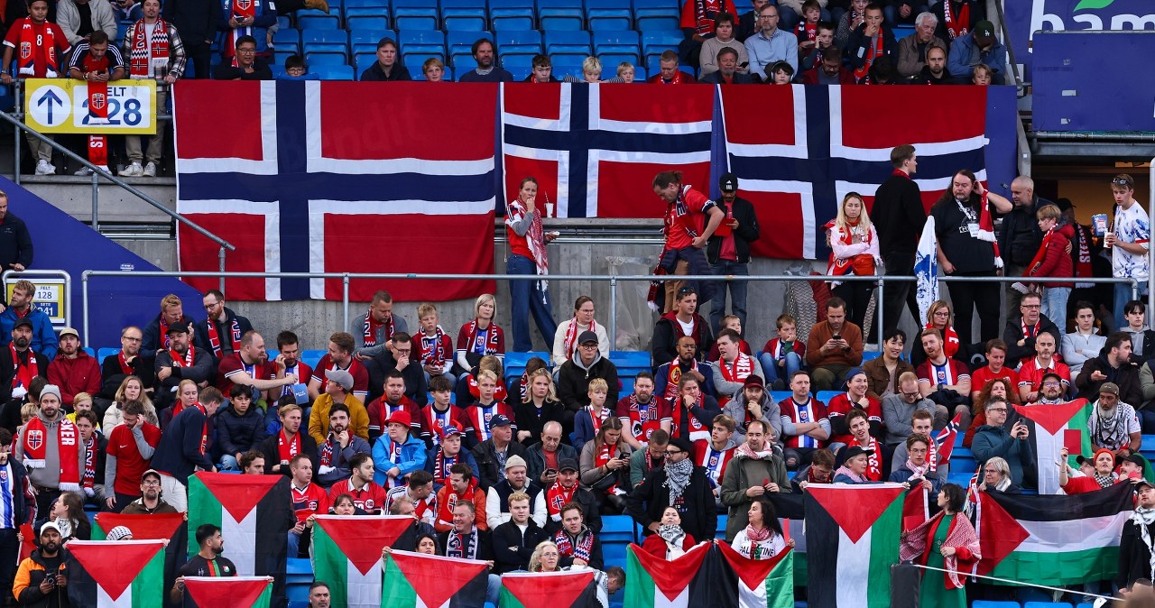 wiadomości,aktualności,Interia Sceny przed meczem Izraela. Norwegowie wyszli na ulice, wysłali wiadomość do UEFA