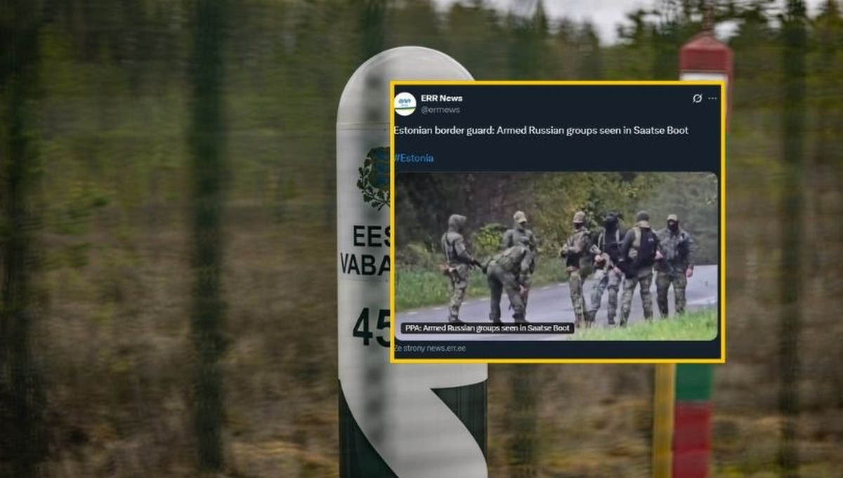 Uzbrojona rosyjska grupa na granicy. Estonia zamknęła przejście