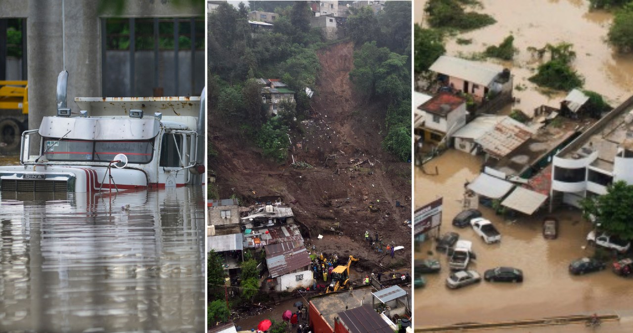 Wielka powódź w Meksyku. Domy pod wodą i ziemią, wiele ofiar śmiertelnych