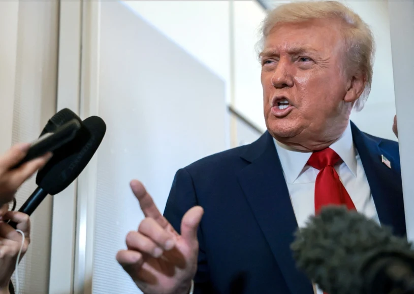 "To nowy początek". Donald Trump przemówił w Knesecie