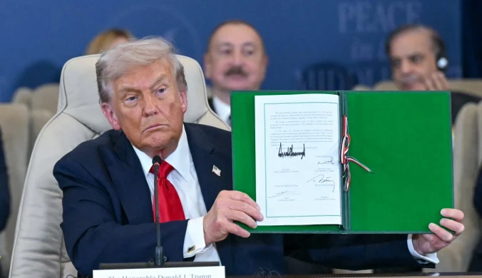 Podpisano plan pokojowy dla Strefy Gazy. "Czy możecie w to uwierzyć?"