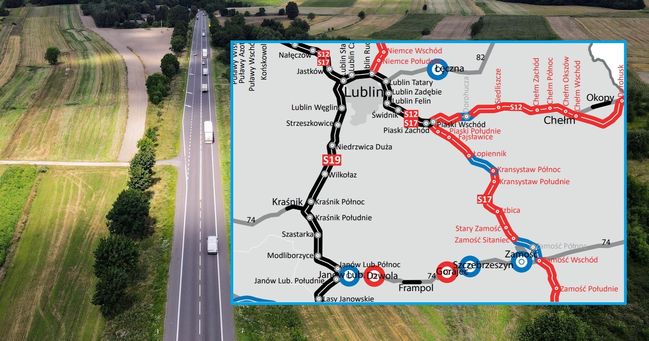 Droga za miliard. Kiedy ruszy budowa 19 km ekspresowej S17? wiadomości,aktualności,Interia Droga za miliard. Kiedy ruszy budowa 19 km ekspresowej S17?