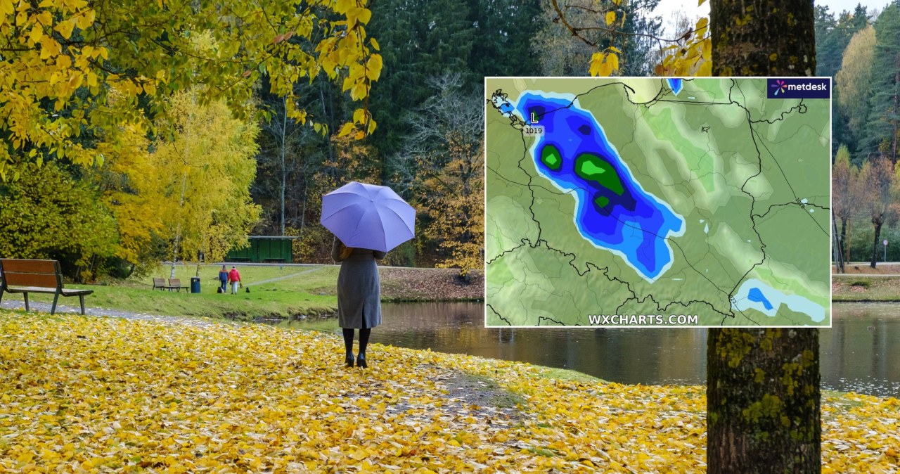 Na przyjazną jesień nie ma szans. Cały dzień z chmurami i deszczem