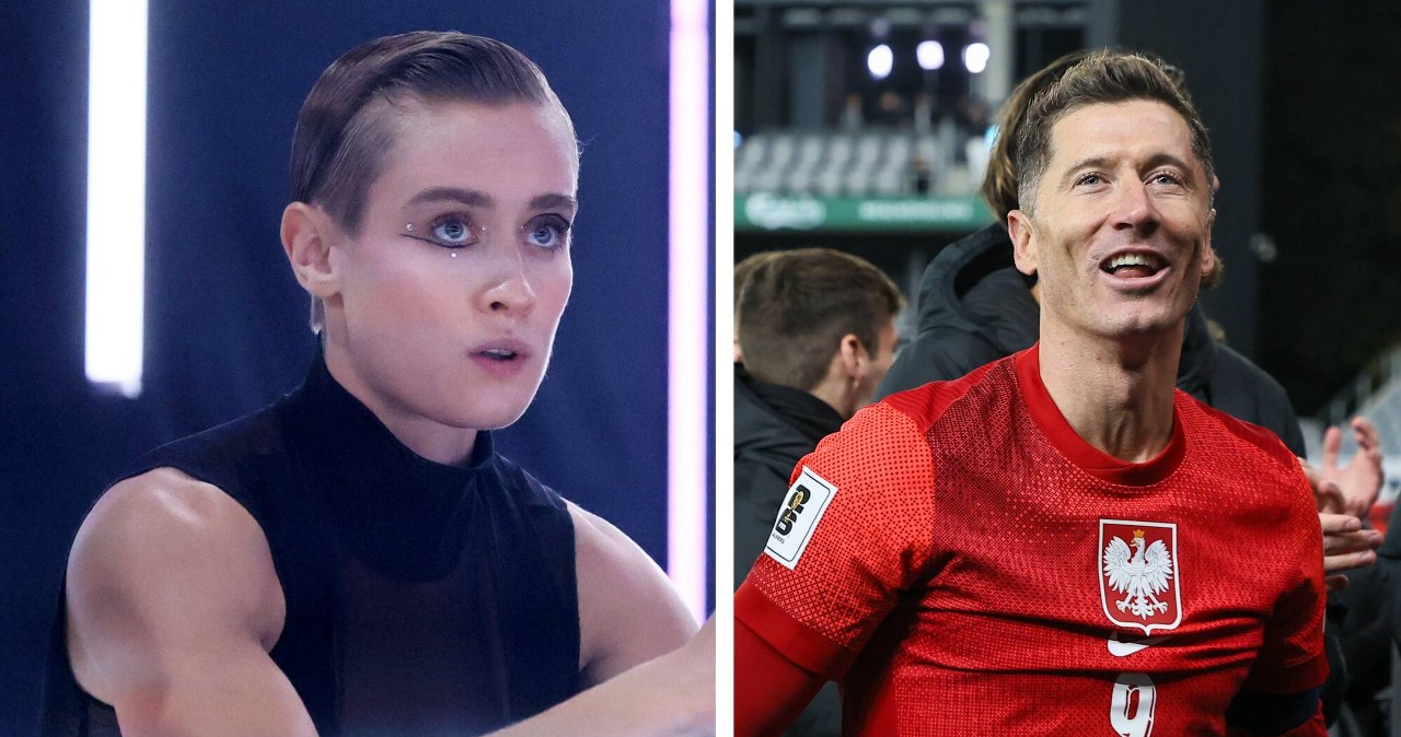 wiadomości,aktualności,Interia Katarzyna Zillmann dołączyła do Roberta Lewandowskiego. Wystarczył jeden gest