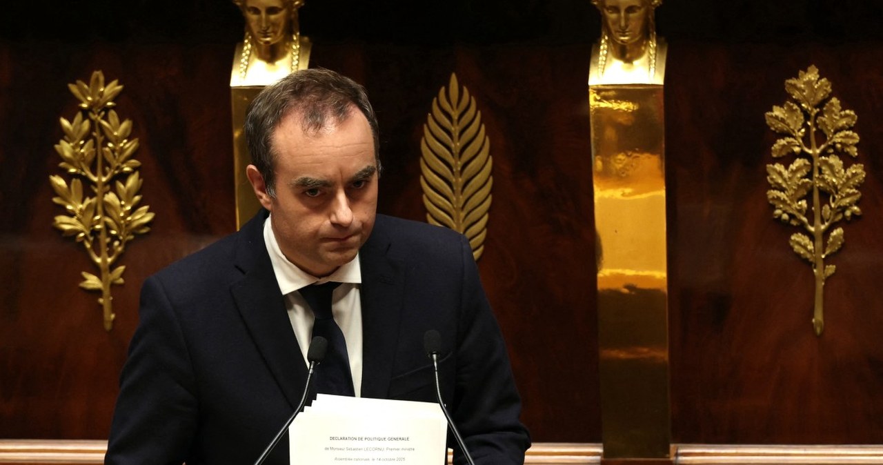 wiadomości,aktualności,Interia Francuski rząd walczy o przetrwanie, Lecornu wygłosił expose. Polityk ugiął się pod presją oponentów