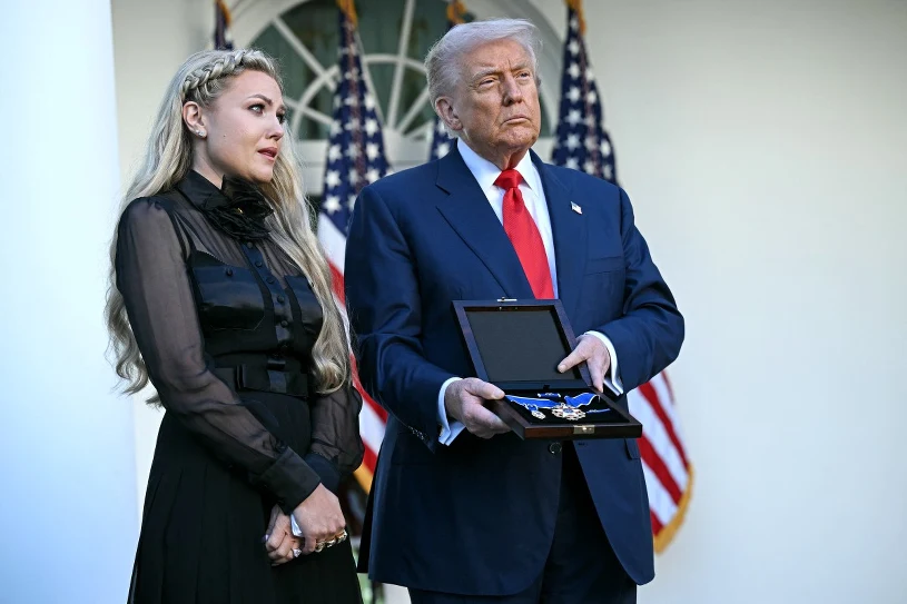 Najwyższe cywilne odznaczenie dla Charliego Kirka. Wdowa zwróciła się do Trumpa