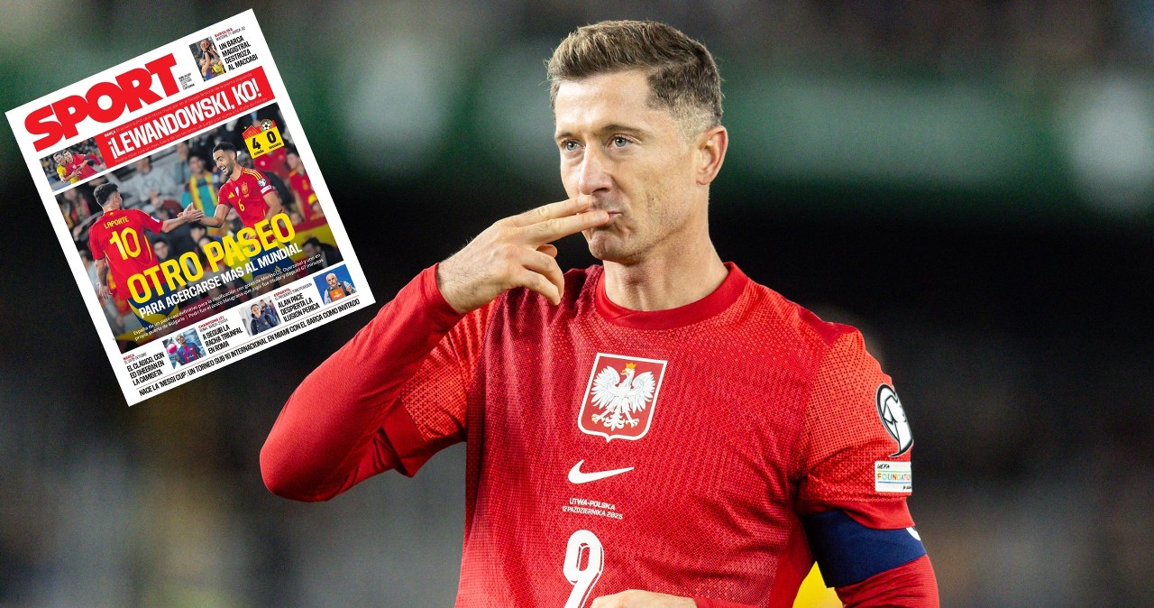 wiadomości,aktualności,Interia Ponure wieści ws. Lewandowskiego, w Hiszpanii zawrzało. Polak znowu na językach