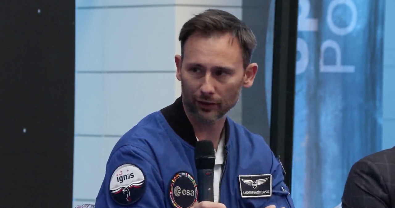 Sławosz Uznański-Wiśniewski rozpoczął tour naukowy. "Polska sięga gwiazd"